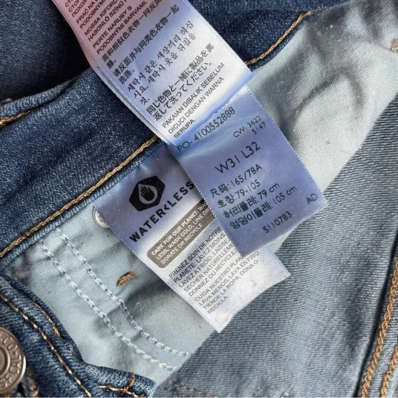 Levi's 311 High Waist Skinny Jeans W31L32 - Picture 3 of 5